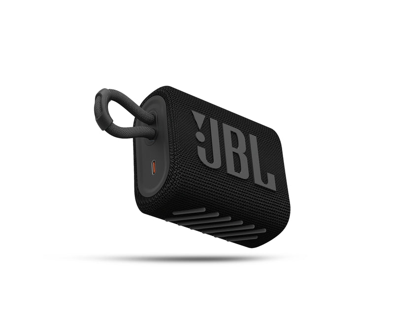 JBL Go 3 Waterproof Portable Bluetooth Speaker - Black