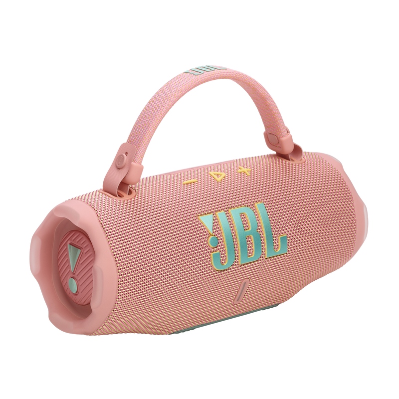 JBL Charge 6 Portable Waterproof Bluetooth Speaker - Pink