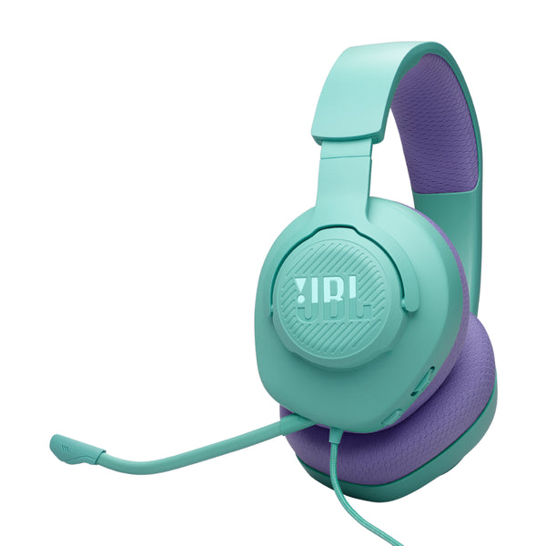 JBL Quantum 100M2 Wired Over-Ear Gaming Headset - Cyan