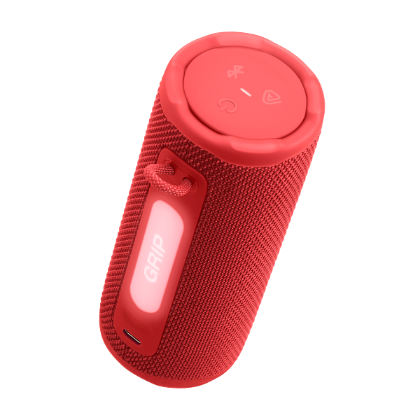JBL Grip Compact Portable Bluetooth Speaker - Red