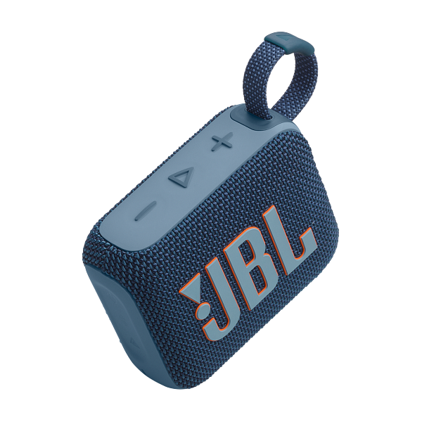 JBL Go 4 Portable Waterproof Bluetooth Speaker - Blue