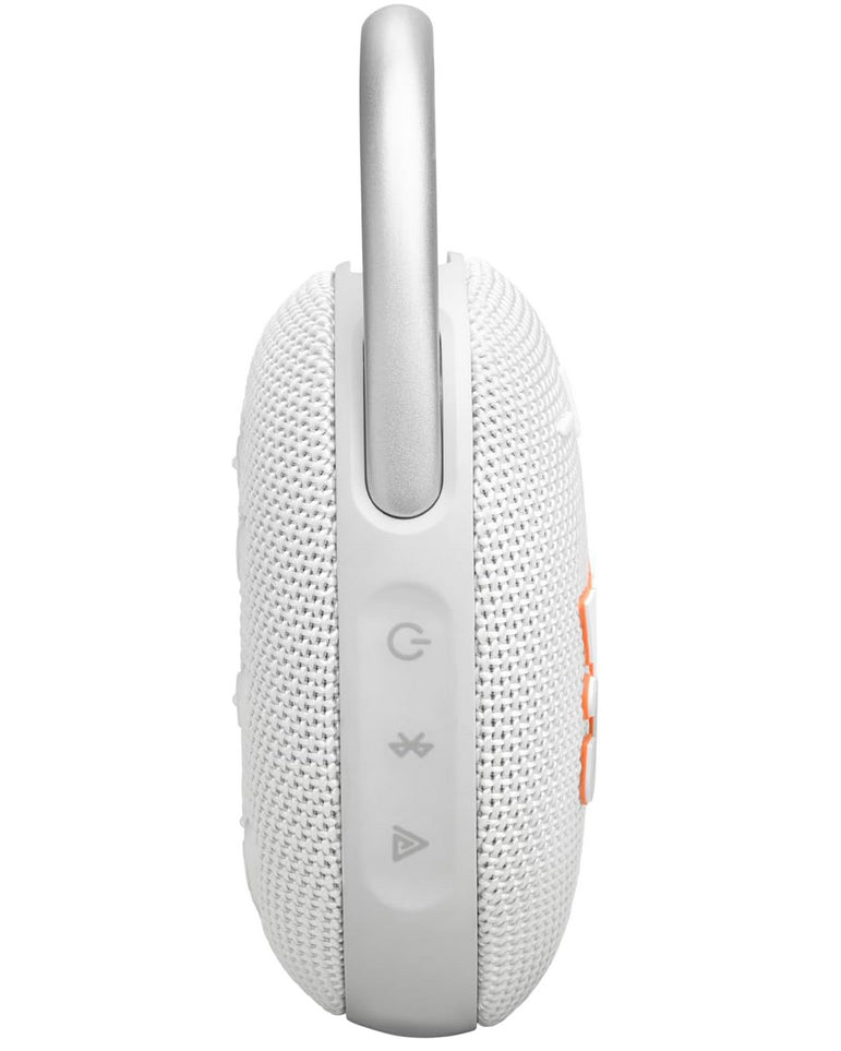 JBL Clip 5 Portable Waterproof Bluetooth Speaker - White
