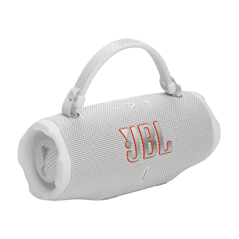 JBL Charge 6 Portable Waterproof Bluetooth Speaker - White