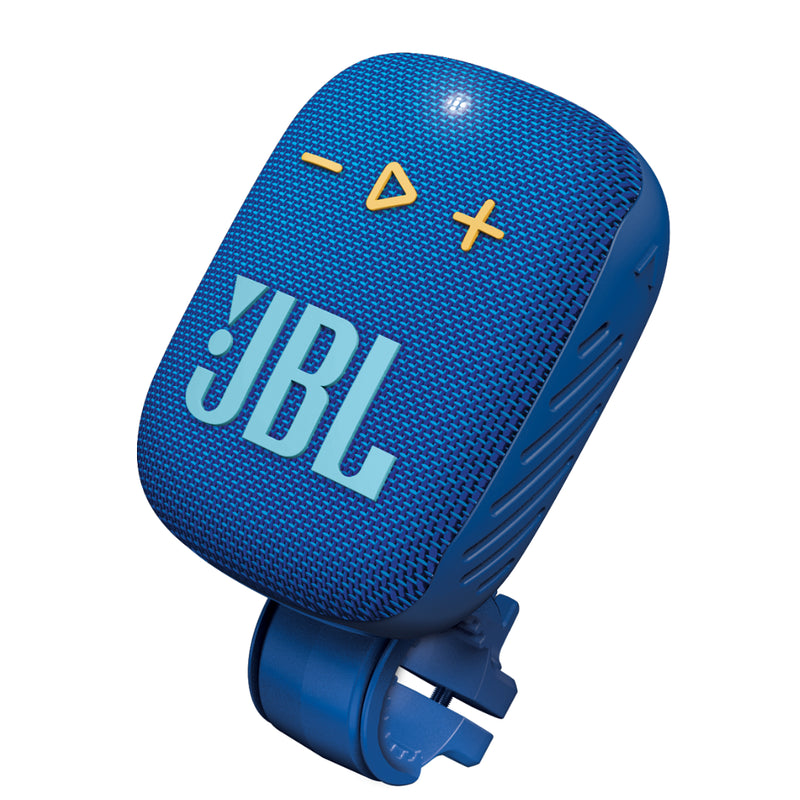 JBL Wind 3S - Slim Handlebar Bluetooth Cycling Speaker - Blue