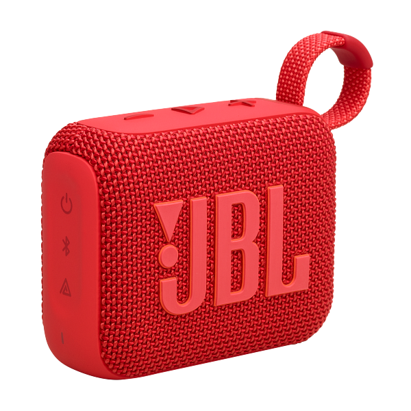 JBL Go 4 Portable Waterproof Bluetooth Speaker - Red