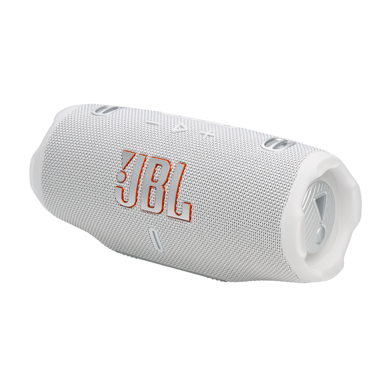 JBL Charge 6 Portable Waterproof Bluetooth Speaker - White