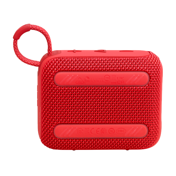 JBL Go 4 Portable Waterproof Bluetooth Speaker - Red