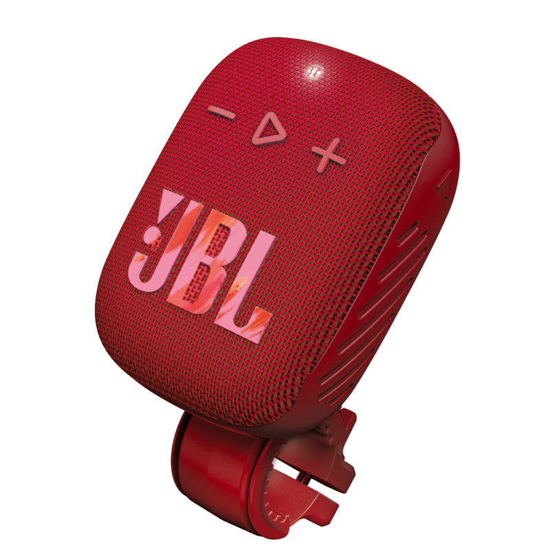 JBL Wind 3S - Slim Handlebar Bluetooth Cycling Speaker - Red
