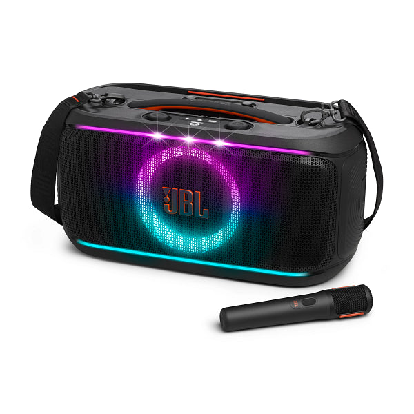 JBL PartyBox On-The-Go 2 Portable Bluetooth Party Speaker with Wireless Mic
