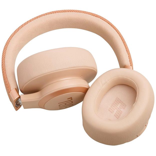 JBL Live 770NC Wireless Bluetooth Over-Ear Noise Cancelling Headphones - Sandstone