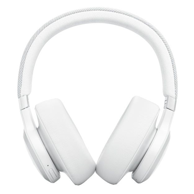 JBL Live 770NC Wireless Bluetooth Over-Ear Noise Cancelling Headphones - White