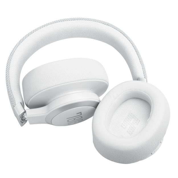 JBL Live 770NC Wireless Bluetooth Over-Ear Noise Cancelling Headphones - White