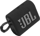 JBL Go 3 Waterproof Portable Bluetooth Speaker - Black