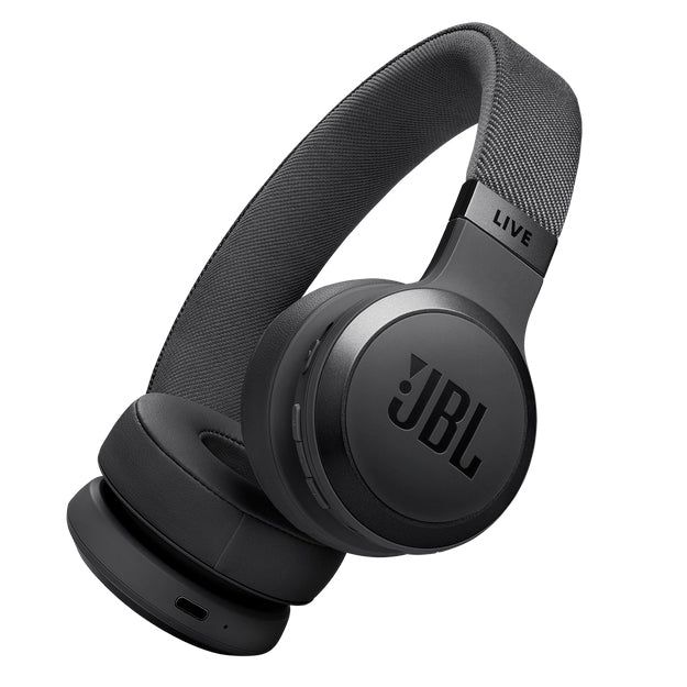 JBL Live 670NC Wireless Bluetooth On-Ear Noise Cancelling Headphones - Black