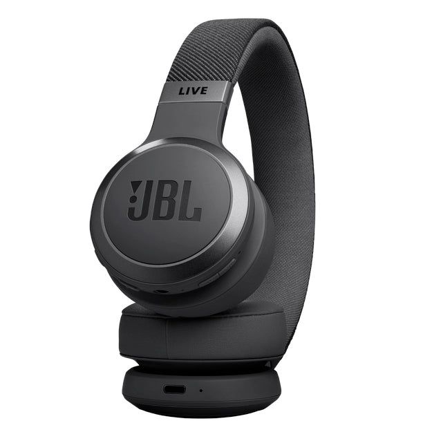 JBL Live 670NC Wireless Bluetooth On-Ear Noise Cancelling Headphones - Black