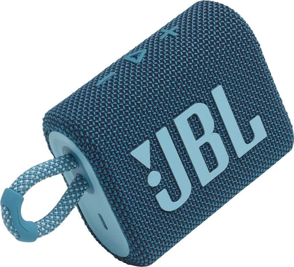 JBL Go 3 Waterproof Portable Bluetooth Speaker - Blue