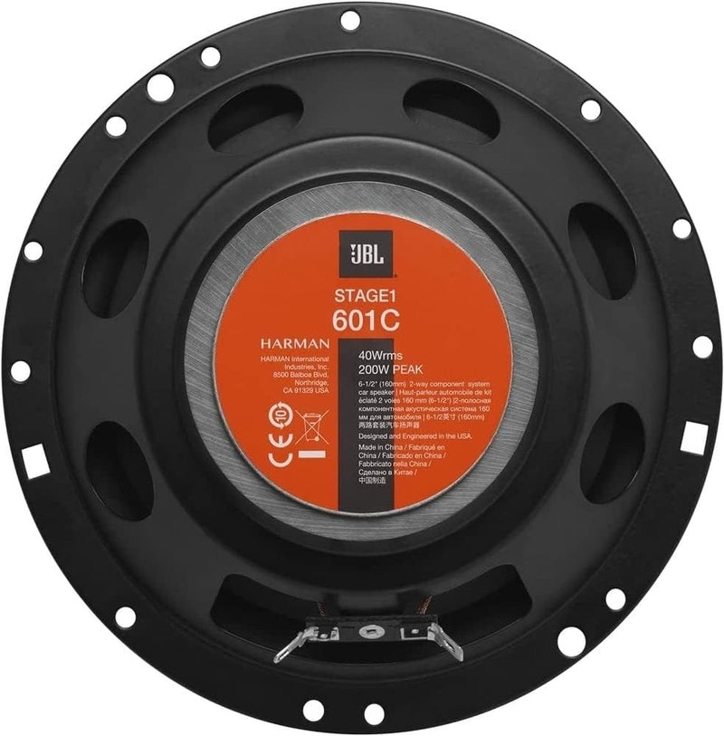JBL Stage1 601C 6.5" (160mm) Two-Way Component System Car Speaker