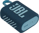 JBL Go 3 Waterproof Portable Bluetooth Speaker - Blue