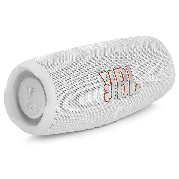 JBL Charge 5 Waterproof Portable Bluetooth Speaker - White