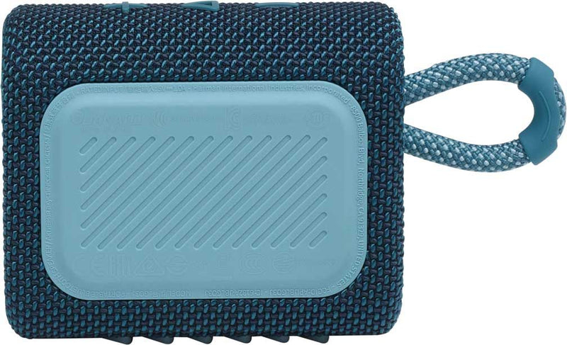 JBL Go 3 Waterproof Portable Bluetooth Speaker - Blue