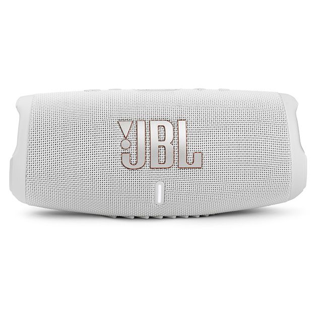 JBL Charge 5 Waterproof Portable Bluetooth Speaker - White