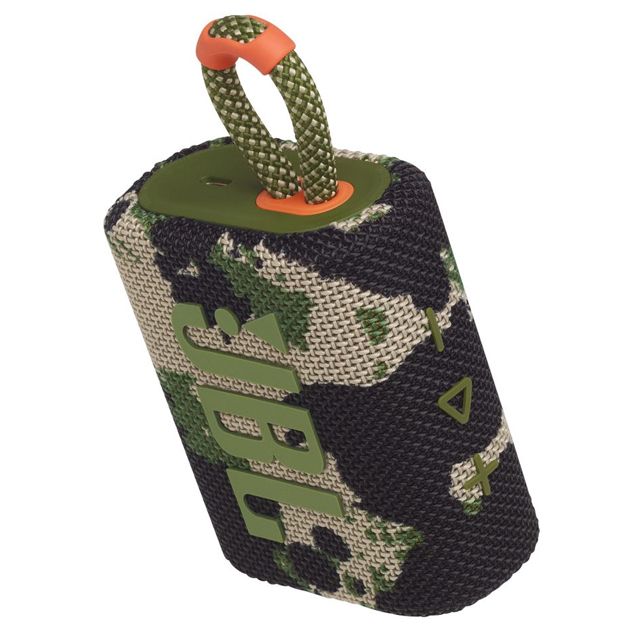 JBL Go 3 Waterproof Portable Bluetooth Speaker - Camo