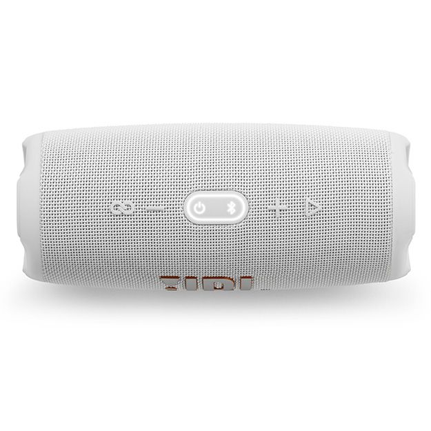 JBL Charge 5 Waterproof Portable Bluetooth Speaker - White