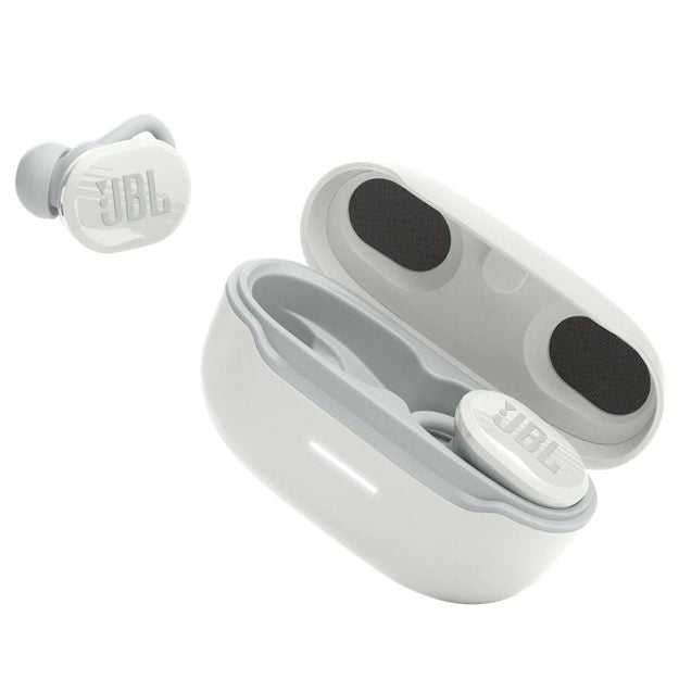 JBL Endurance Race True Wireless Active Sport In-Ear Headphones - White