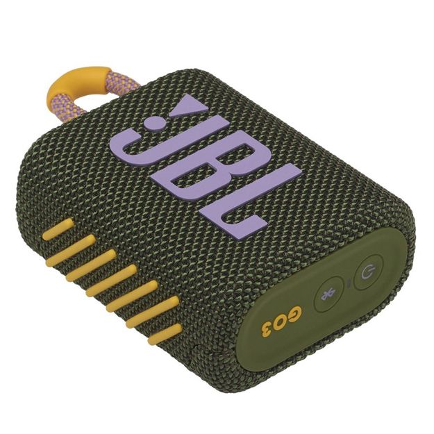 JBL Go 3 Waterproof Portable Bluetooth Speaker - Green