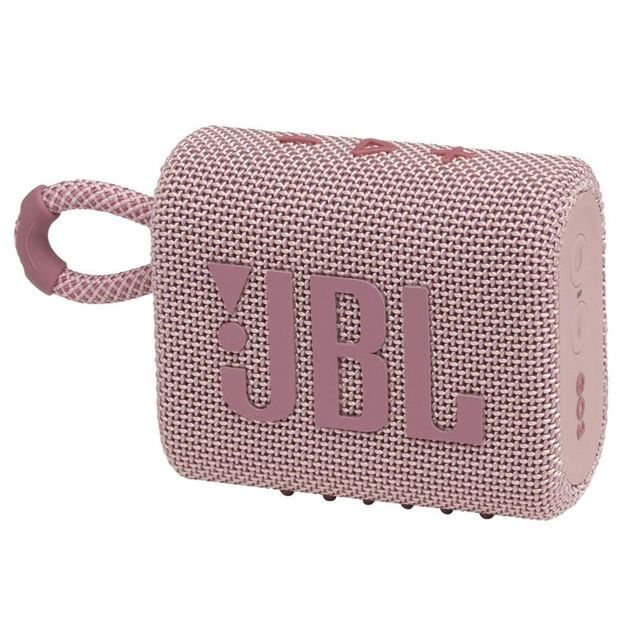 JBL Go 3 Waterproof Portable Bluetooth Speaker - Pink