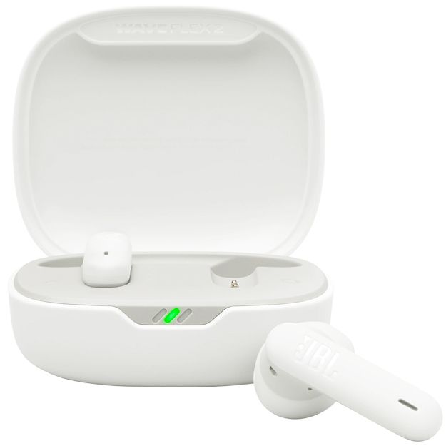JBL Wave Flex 2 True Wireless In-Ear Earbuds with Mic - White