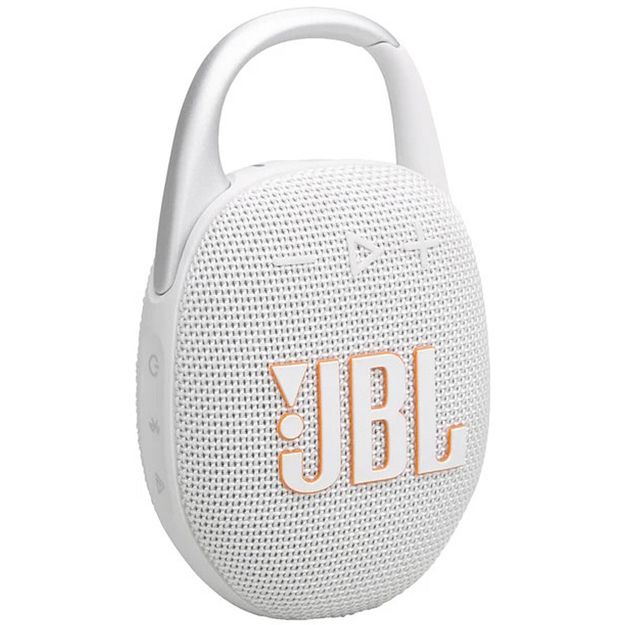 JBL Clip 5 Portable Waterproof Bluetooth Speaker - White