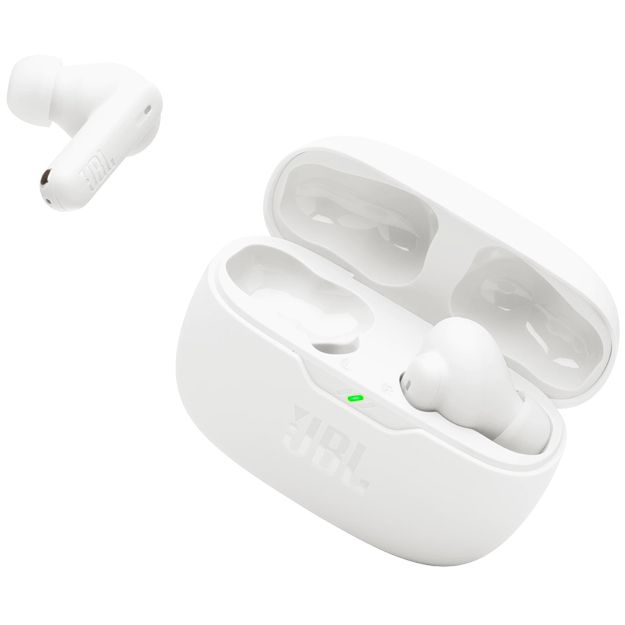 JBL Wave Beam 2 Active Noise Cancelling True Wireless Earbuds With Mic - White