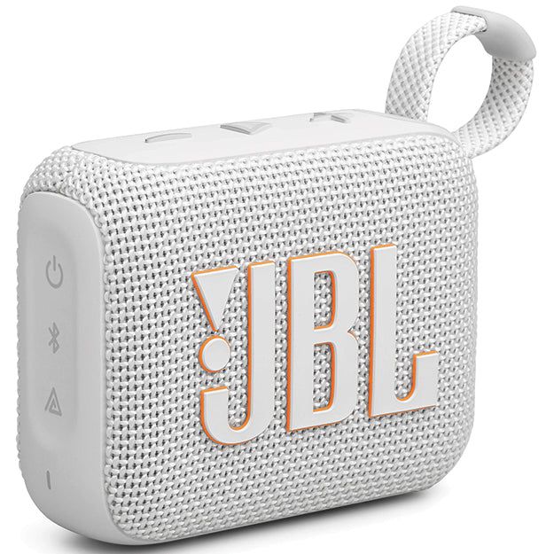 JBL Go 4 Portable Waterproof Bluetooth Speaker - White