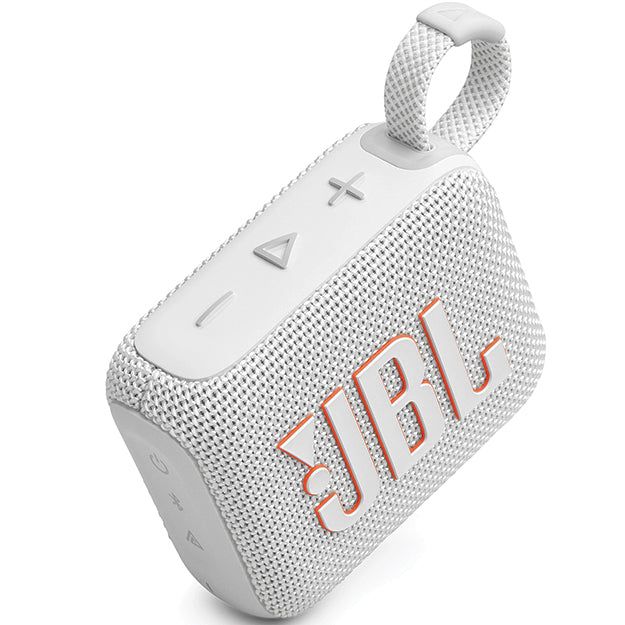 JBL Go 4 Portable Waterproof Bluetooth Speaker - White