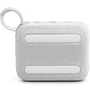 JBL Go 4 Portable Waterproof Bluetooth Speaker - White